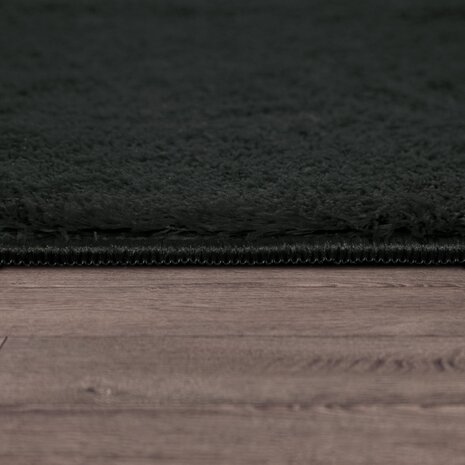 Waschbarer Teppich - Malaga Schwarz Waschbarer Teppich - Malaga Schwarz