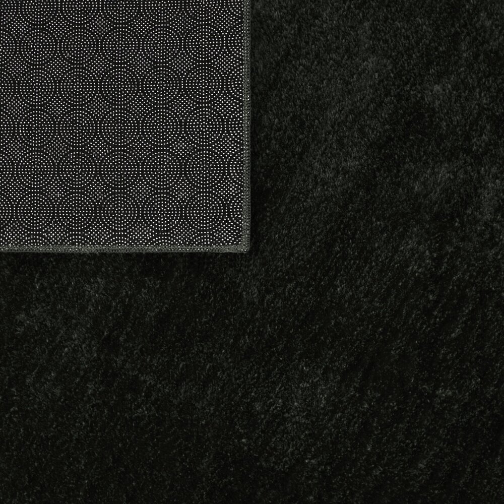 Waschbarer Teppich - Malaga Schwarz Waschbarer Teppich - Malaga Schwarz