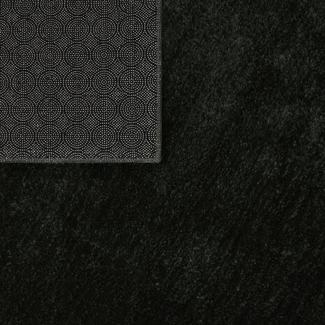 Waschbarer Teppich - Malaga Schwarz Waschbarer Teppich - Malaga Schwarz