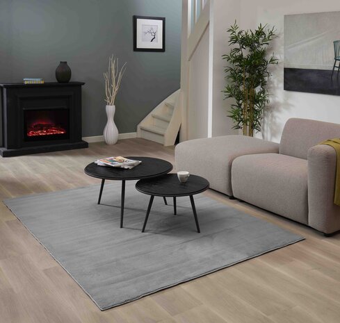 Waschbarer Teppich - Malaga Grau Waschbarer Teppich - Malaga Grau