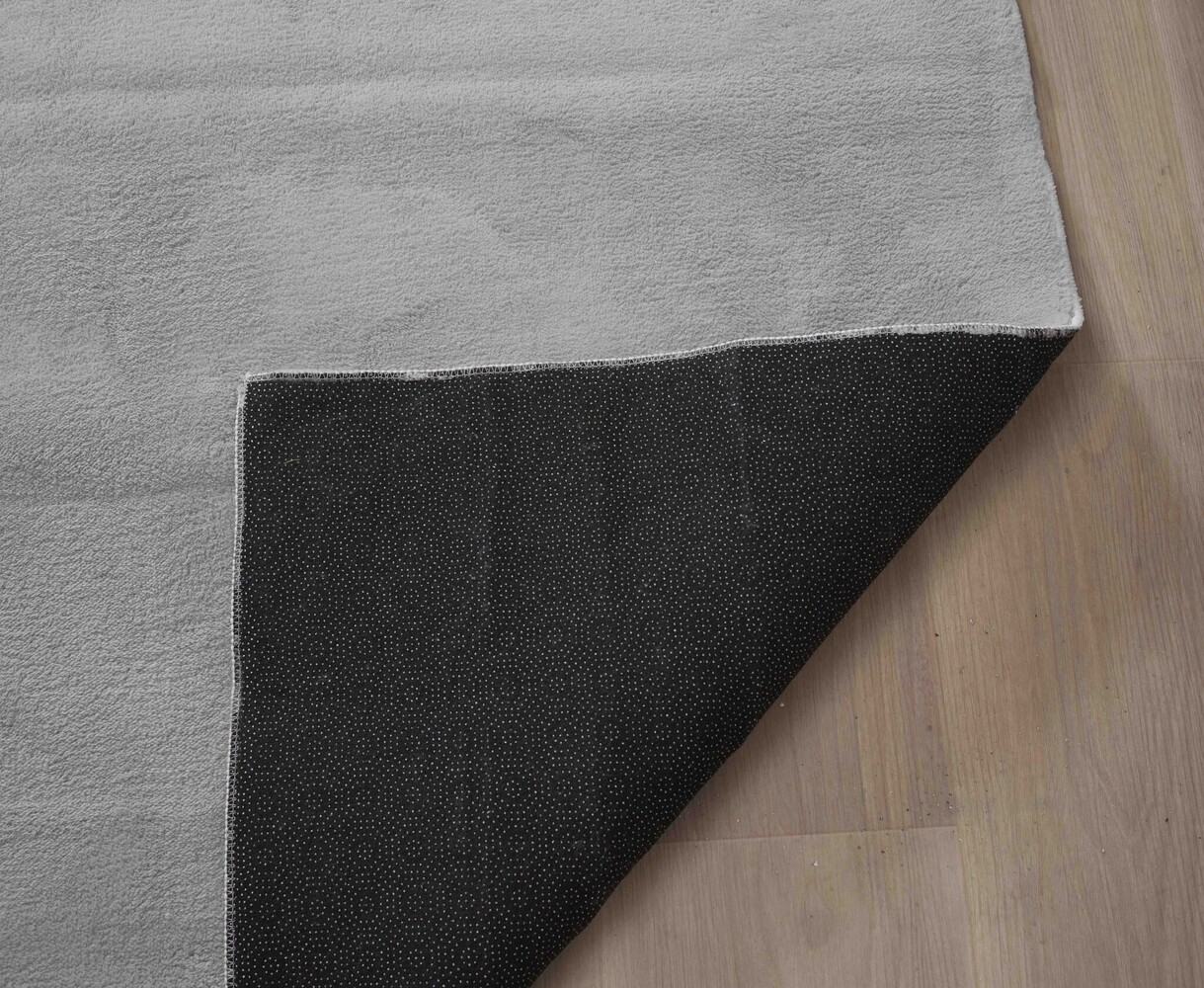 Waschbarer Teppich - Malaga Silber Waschbarer Teppich - Malaga Silber