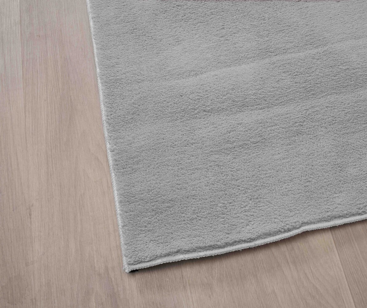 Waschbarer Teppich - Malaga Silber Waschbarer Teppich - Malaga Silber