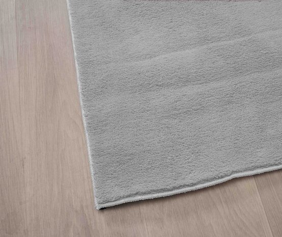 Waschbarer Teppich - Malaga Silber Waschbarer Teppich - Malaga Silber