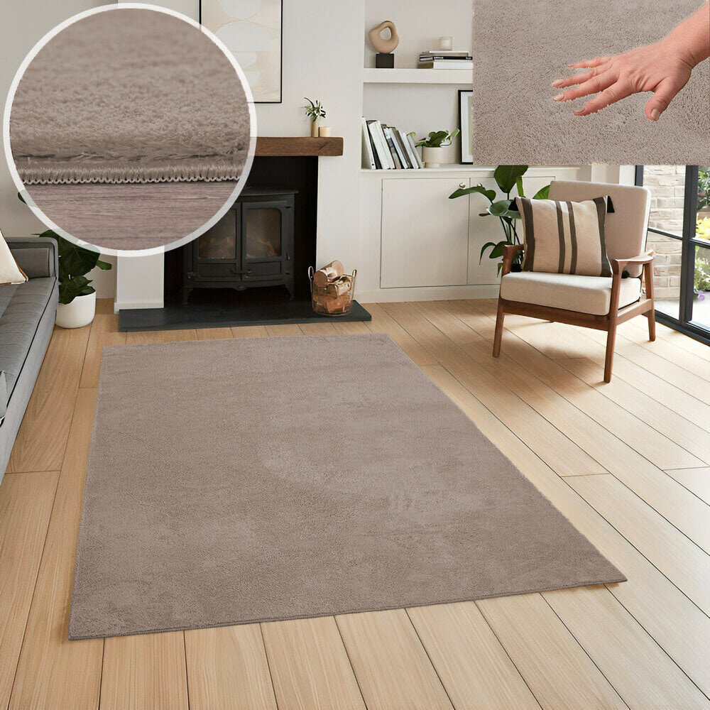 Waschbarer Teppich - Malaga Taupe Waschbarer Teppich - Malaga Taupe