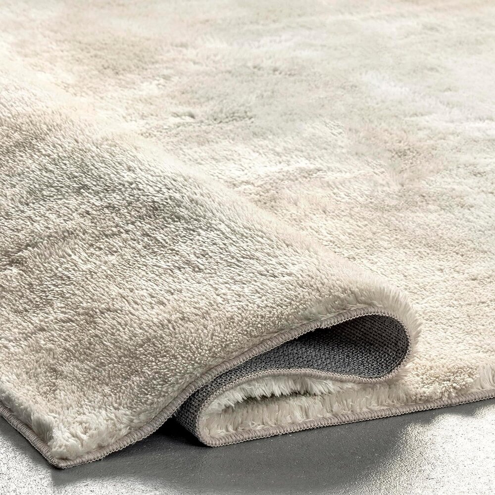 Waschbarer Teppich - Solid Creme