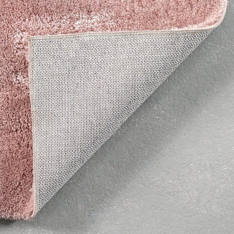 Waschbarer Teppich Solid- Rund -  Rosa Waschbarer Teppich Solid- Rund -  Rosa