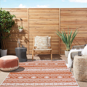 Reversible Teppiche In & Outdoor - Terrazo Nomad Aztec Terra Reversible Teppiche In & Outdoor - Terrazo Nomad Aztec Terra