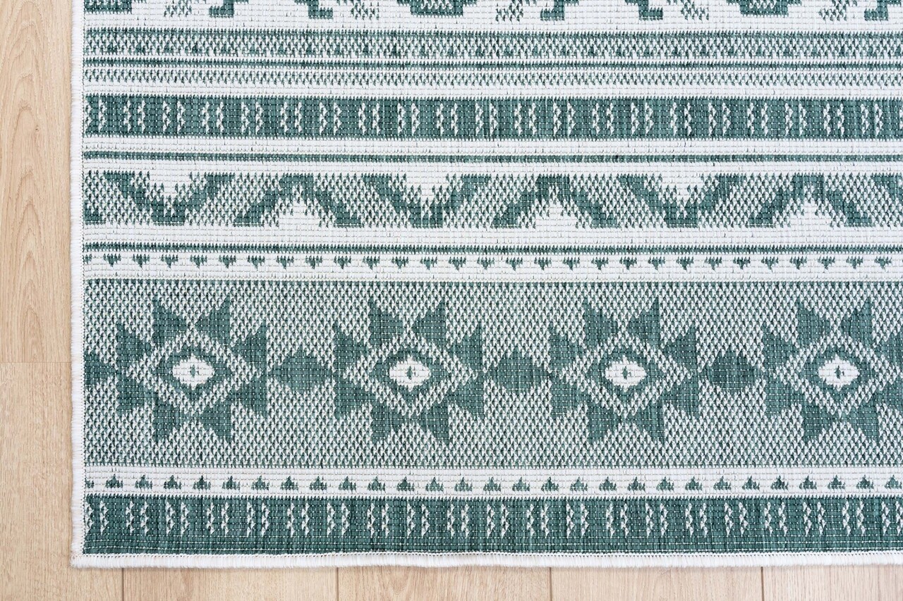 Reversible Teppiche In & Outdoor - Terrazo Nomad Aztec Grün