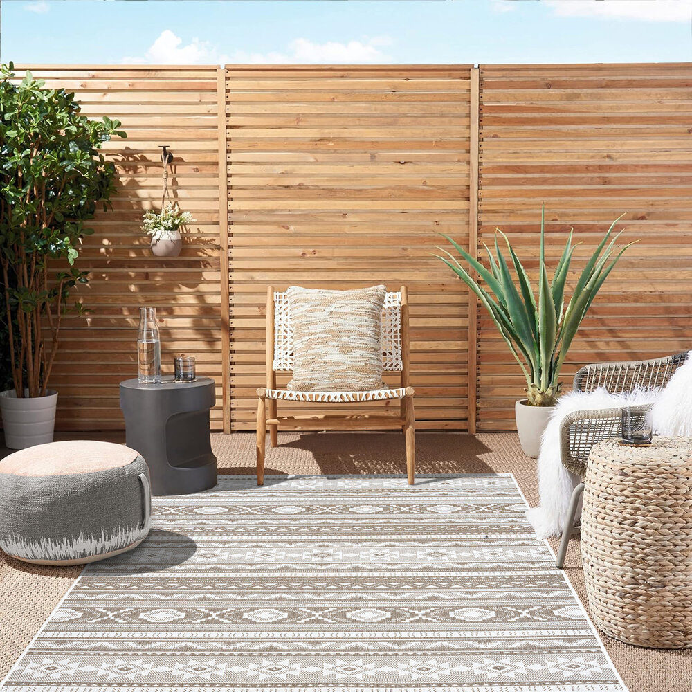 Wendeteppich Teppiche In & Outdoor - Terrazo Nomad Aztec Beige/natural Wendeteppich Teppiche In & Outdoor - Terrazo Nomad Aztec Beige/natural