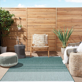Reversible Teppiche In & Outdoor - Terrazo Fade Grün Reversible Teppiche In & Outdoor - Terrazo Fade Grün