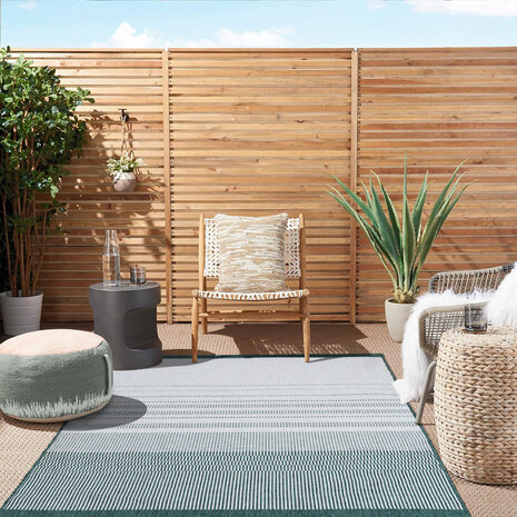 Reversible Teppiche In & Outdoor - Terrazo Fade Grün Reversible Teppiche In & Outdoor - Terrazo Fade Grün