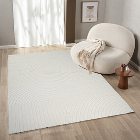 Modern Teppich - Sanga Weiß Modern Teppich - Sanga Weiß