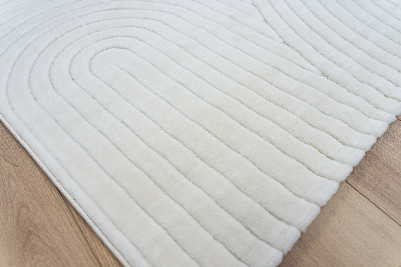 Modern Teppich - Sanga Weiß Modern Teppich - Sanga Weiß