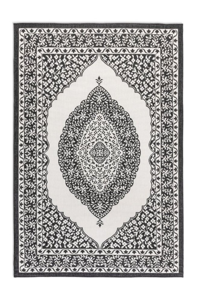 Elle Decoration - Teppich In & Outdoor - Reversibel - Meekly - Schwarz Elle Decoration - Teppich In & Outdoor - Reversibel - Meekly - Schwarz