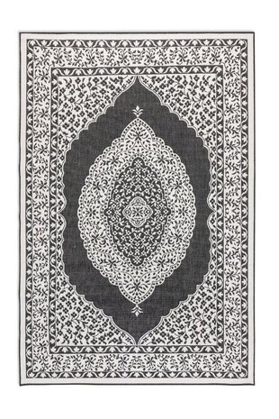 Elle Decoration - Teppich In & Outdoor - Reversibel - Meekly - Schwarz Elle Decoration - Teppich In & Outdoor - Reversibel - Meekly - Schwarz