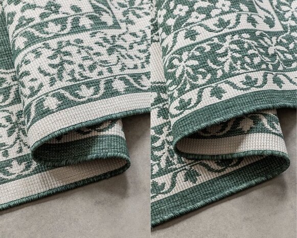 Elle Decoration - Teppich In & Outdoor - Reversibel - Meekly - Grün