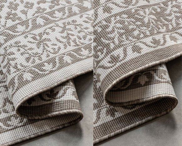 Elle Decoration - Teppich In & Outdoor - Reversibel - Meekly - Leinen / Beige Elle Decoration - Teppich In & Outdoor - Reversibel - Meekly - Leinen / Beige