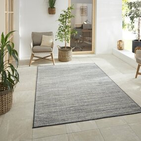 Wendbare Teppiche In & Outdoor - Gemini Melange Grau Wendbare Teppiche In & Outdoor - Gemini Melange Grau