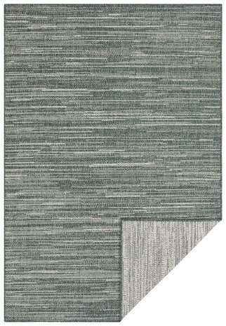 Wendbare Teppiche In & Outdoor - Gemini Melange Grün
