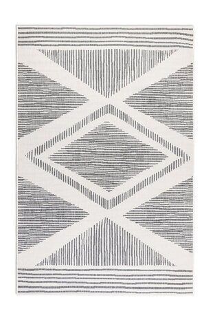 Elle Decoration - Teppich In & Outdoor - Wendbar - Rhombus - Silber Elle Decoration - Teppich In & Outdoor - Wendbar - Rhombus - Silber