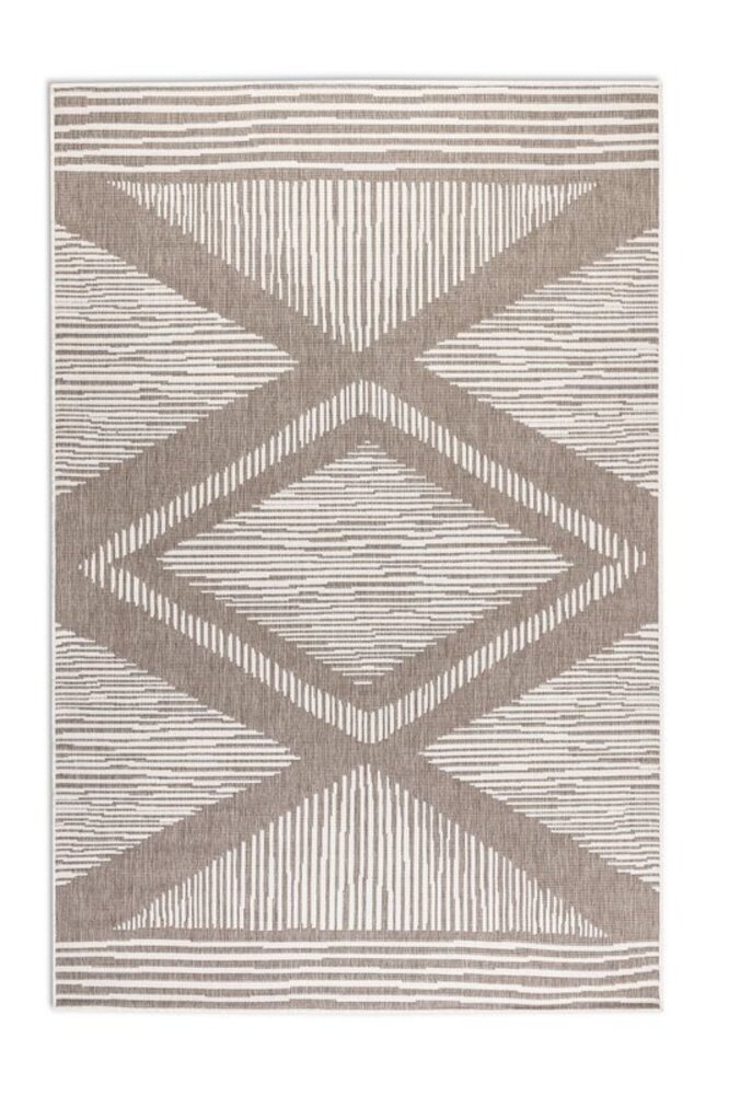 Elle Decoration - Teppich In & Outdoor - Reversibel - Rhombus - Beige Elle Decoration - Teppich In & Outdoor - Reversibel - Rhombus - Beige