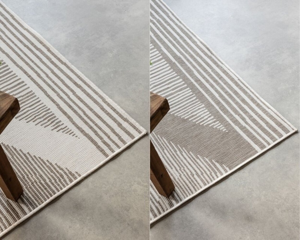 Elle Decoration - Teppich In & Outdoor - Reversibel - Rhombus - Beige Elle Decoration - Teppich In & Outdoor - Reversibel - Rhombus - Beige
