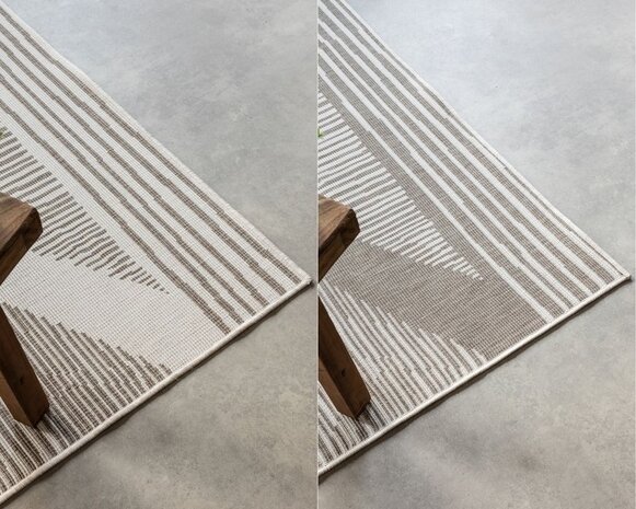 Elle Decoration - Teppich In & Outdoor - Reversibel - Rhombus - Beige Elle Decoration - Teppich In & Outdoor - Reversibel - Rhombus - Beige