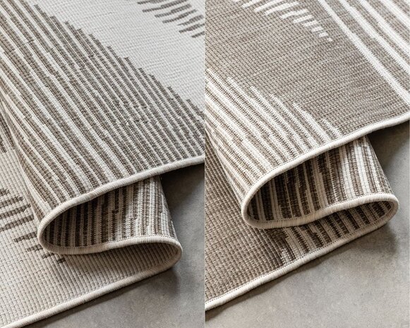 Elle Decoration - Teppich In & Outdoor - Reversibel - Rhombus - Beige Elle Decoration - Teppich In & Outdoor - Reversibel - Rhombus - Beige