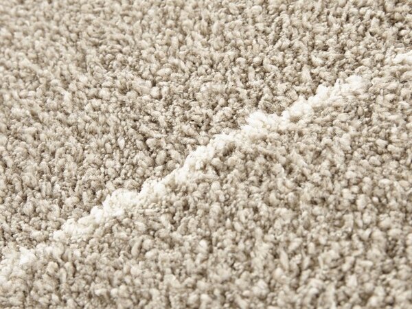 Elle Decoration - Modern Designteppich - Niederflor - Kariert - Beige Elle Decoration - Modern Designteppich - Niederflor - Kariert - Beige