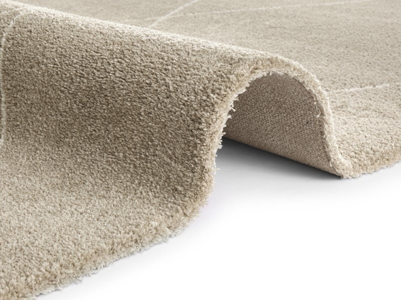 Elle Decoration - Modern Designteppich - Niederflor - Kariert - Beige Elle Decoration - Modern Designteppich - Niederflor - Kariert - Beige