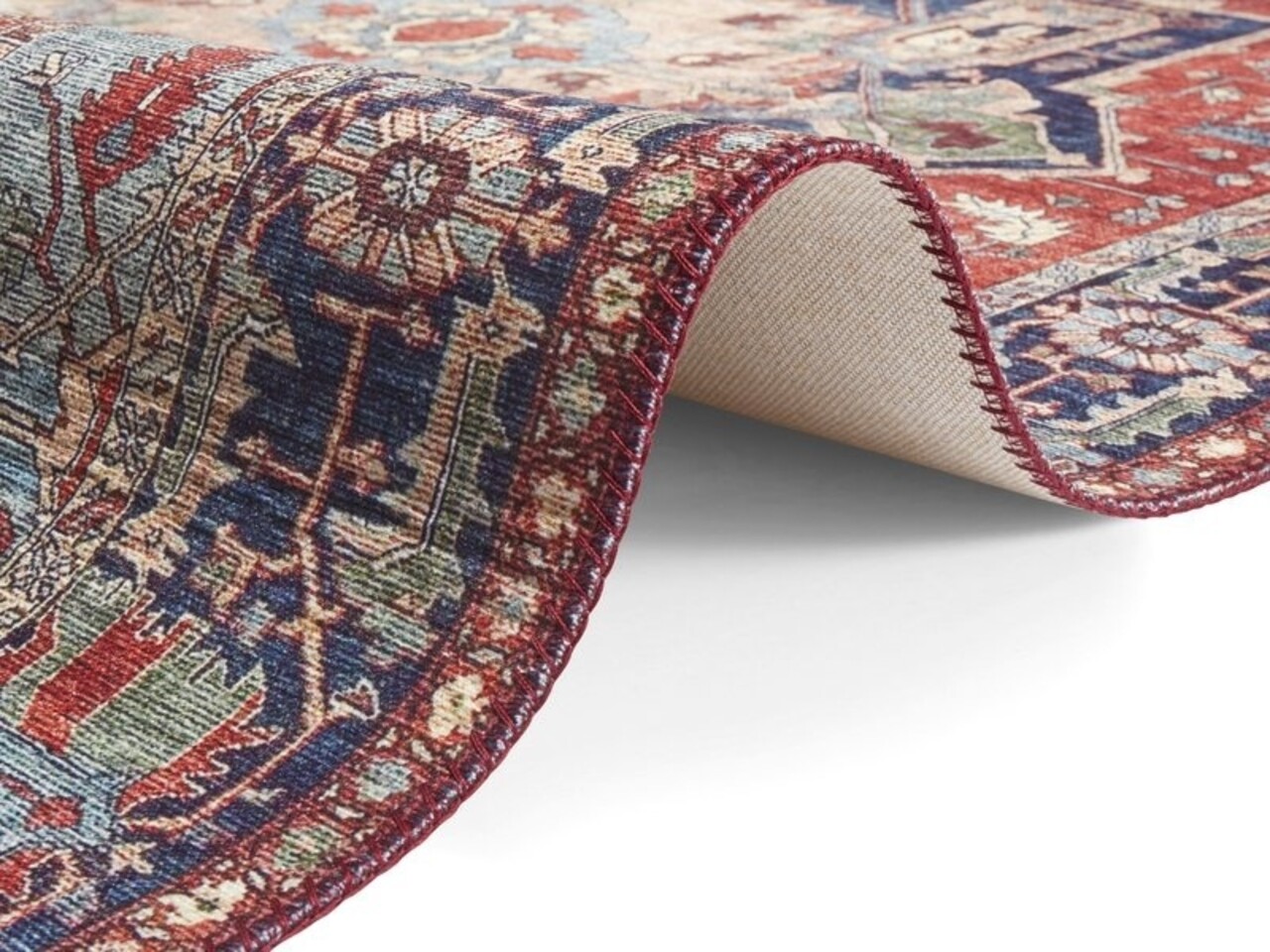 Elle Decoration - Vintage -Teppich - Hamadan - Klassisch - Rot Elle Decoration - Vintage -Teppich - Hamadan - Klassisch - Rot