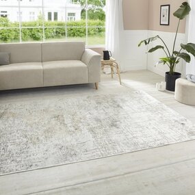 Elle Decoration - Modern Designteppich - Maywand - Beige / Kupfer Elle Decoration - Modern Designteppich - Maywand - Beige / Kupfer