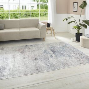 Elle Decoration - Modern Designteppich - Chameis - Grau/Rosa/Blau Elle Decoration - Modern Designteppich - Chameis - Grau/Rosa/Blau