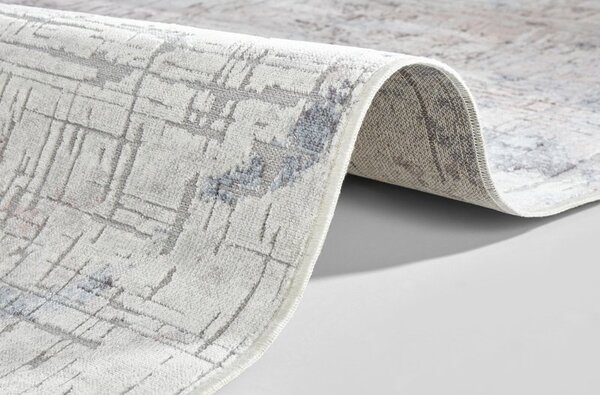 Elle Decoration - Modern Designteppich - Chameis - Grau/Rosa/Blau Elle Decoration - Modern Designteppich - Chameis - Grau/Rosa/Blau