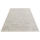 Elle Decoration - Modern Designteppich - Weicher Kurzflor - 3D Effekt - Creme / Grau Elle Decoration - Modern Designteppich - Weicher Kurzflor - 3D Effekt - Creme / Grau