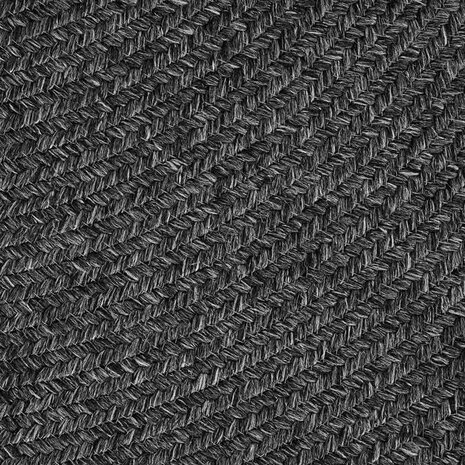 Rund Teppich In & Outdoor - Trenzado Dunkelgrau Rund Teppich In & Outdoor - Trenzado Dunkelgrau