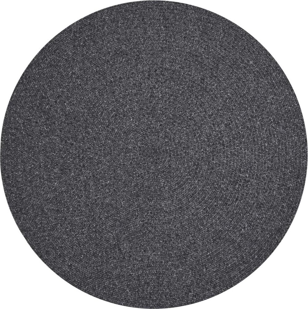 Rund Teppich In & Outdoor - Trenzado Dunkelgrau Rund Teppich In & Outdoor - Trenzado Dunkelgrau