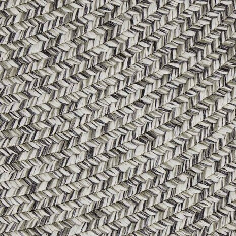 Rund Teppich In & Outdoor - Trenzado Grau Melange Rund Teppich In & Outdoor - Trenzado Grau Melange
