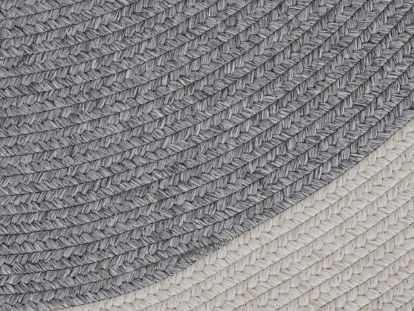 Rund Teppich In & Outdoor - Trenzado Grau/creme Rund Teppich In & Outdoor - Trenzado Grau/creme