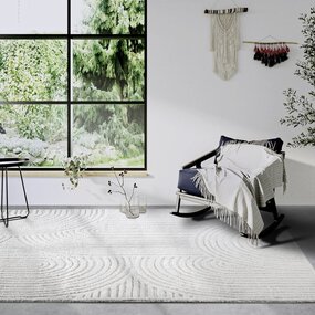 Japandi-Teppich - Galerie Chappe Creme Japandi-Teppich - Galerie Chappe Creme