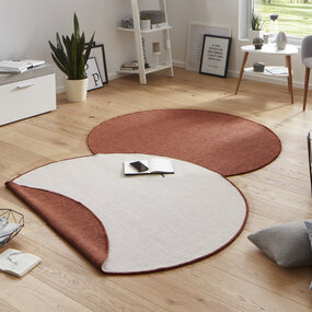 Rund Wendeteppich In & Outdoor - Miami Terra Rund Wendeteppich In & Outdoor - Miami Terra