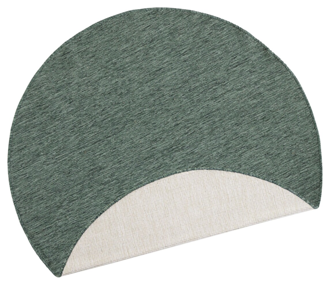 Rund Wendeteppich In & Outdoor - Miami Grün Rund Wendeteppich In & Outdoor - Miami Grün