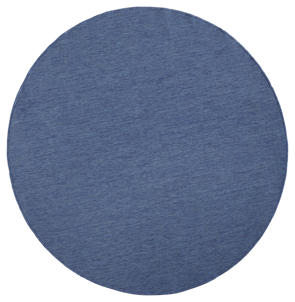 Rund Wendeteppich In & Outdoor - Miami Blau Rund Wendeteppich In & Outdoor - Miami Blau