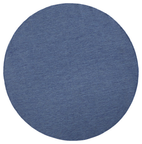 Rund Wendeteppich In & Outdoor - Miami Blau Rund Wendeteppich In & Outdoor - Miami Blau