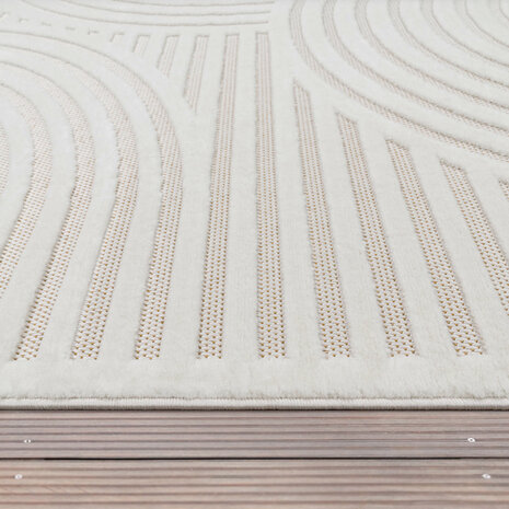 Teppich In & Outdoor - Toscana Japandi Creme Teppich In & Outdoor - Toscana Japandi Creme