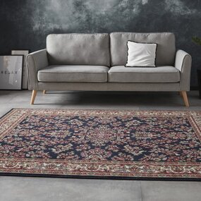 Klassischer Teppich - Oriental Dunkelblau Klassischer Teppich - Oriental Dunkelblau