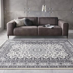 Klassischer Teppich - Parun Creme/grau Klassischer Teppich - Parun Creme/grau