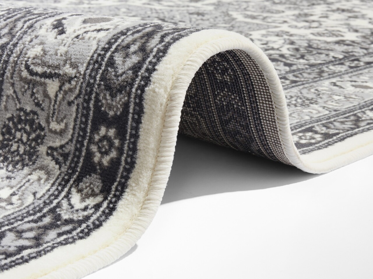 Klassischer Teppich - Parun Creme/grau Klassischer Teppich - Parun Creme/grau