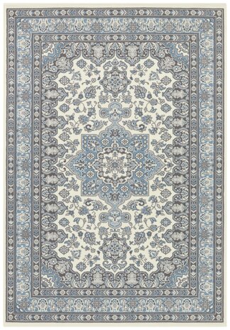 Klassischer Teppich - Parun Blau/crème Klassischer Teppich - Parun Blau/crème