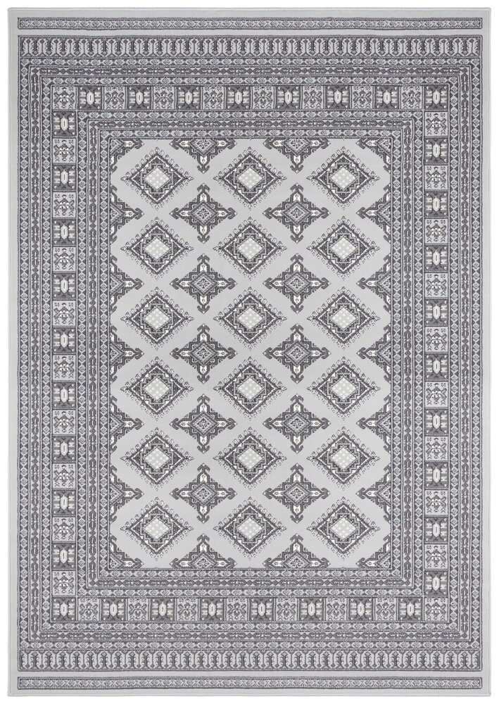 Klassischer Teppich - Kurzflor - Buchara - Grau